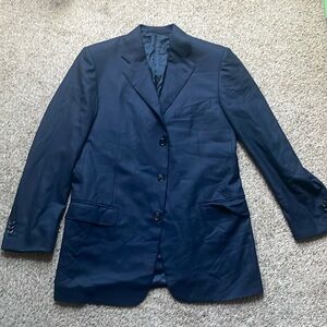 ermenegildo zegna 15 milmil 15 Italian blazer sports coat size 52 100% wool